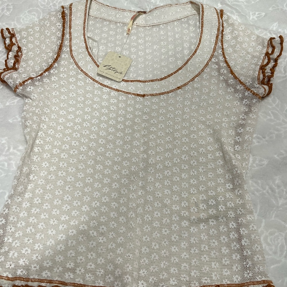 Free People Garner Ruffle tee